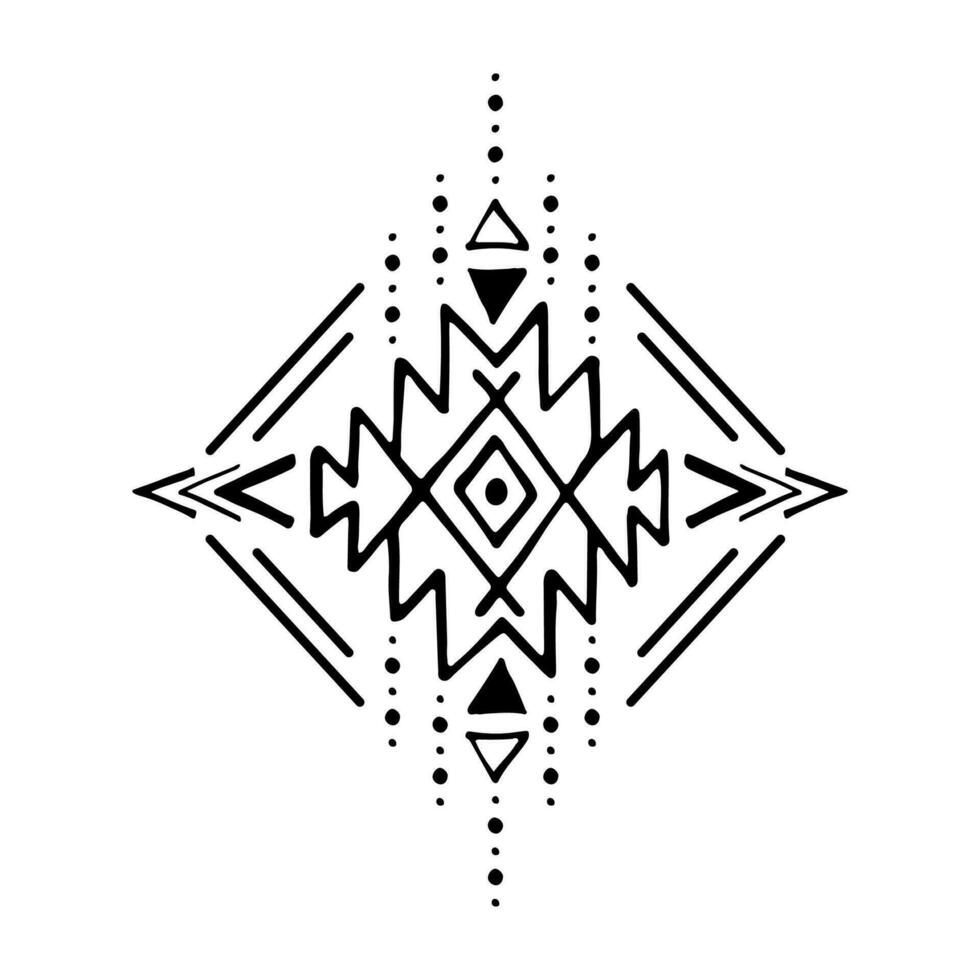 Aztec vector element.