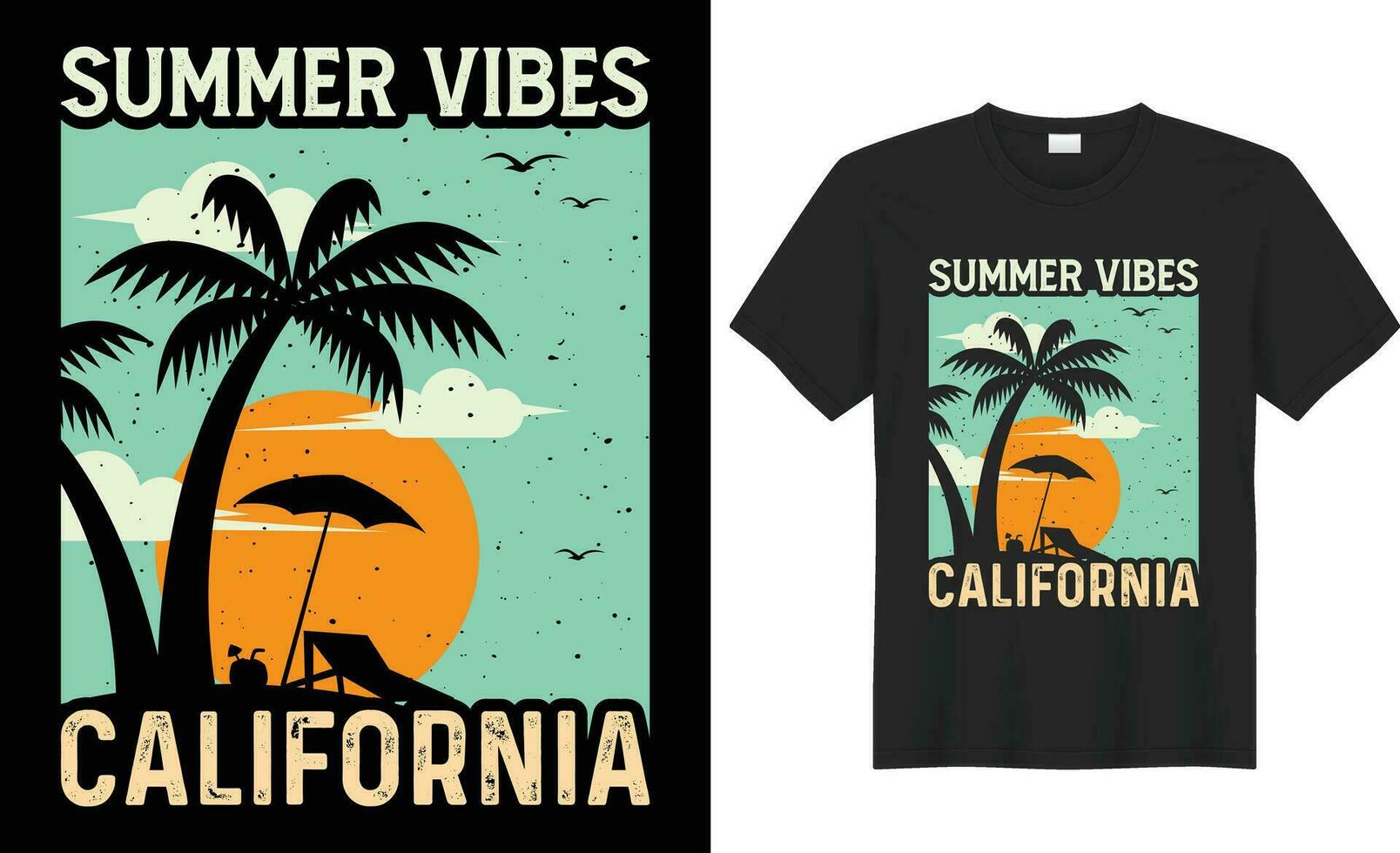 Summer t shirt design. summer time for surfing vector slogan and