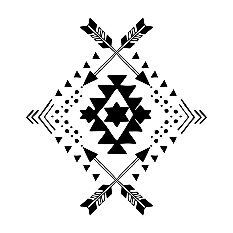 Aztec vector element.