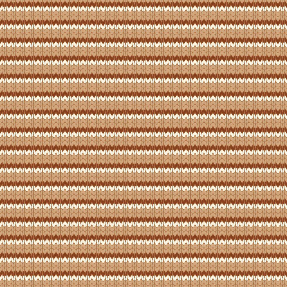 Knitted seamless pattern with strips. Norwegian style sweater, vector. vector