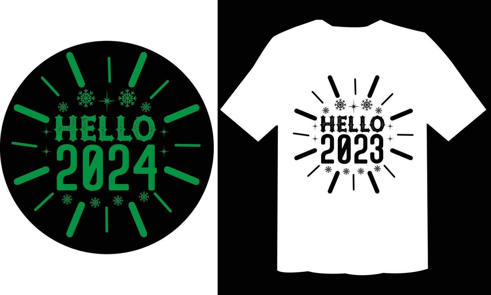Hello 2024 Ornament T Shirt Design 26788043 Vector Art at Vecteezy