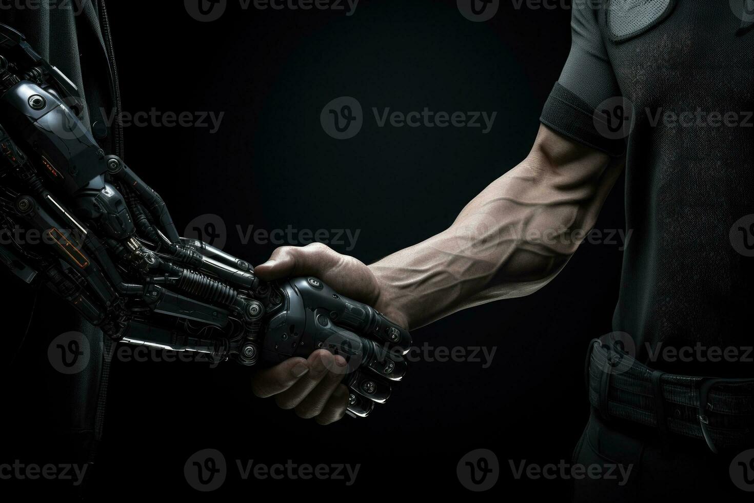 Handshake Between Robot And Human Generative Ai 26789737 Stock Photo At Vecteezy Handshake Between Robot And Human Generative Ai 26789737 Stock Photo At Vecteezy