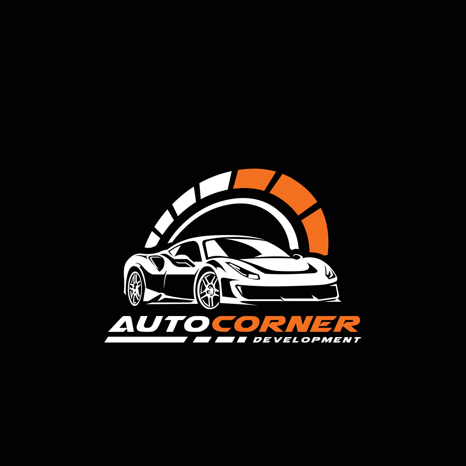 Auto Corner Car Garage Racing Development Logo Isolated 26789882 Vector Art at Vecteezy