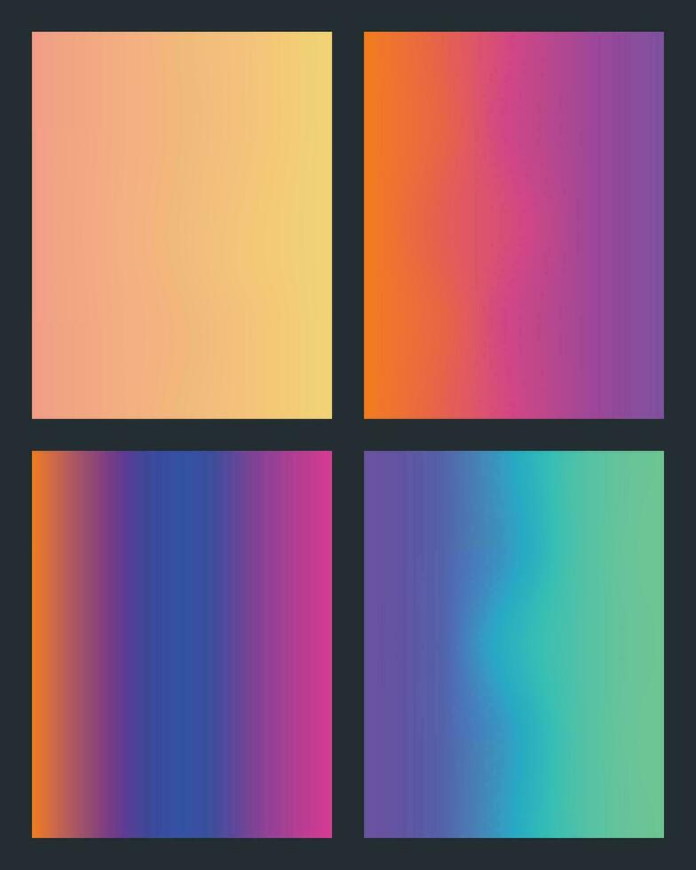 Abstract colorful vector gradient background, illustration with Smooth gradient blur design for banner, ads, web, and presentation templates bundle