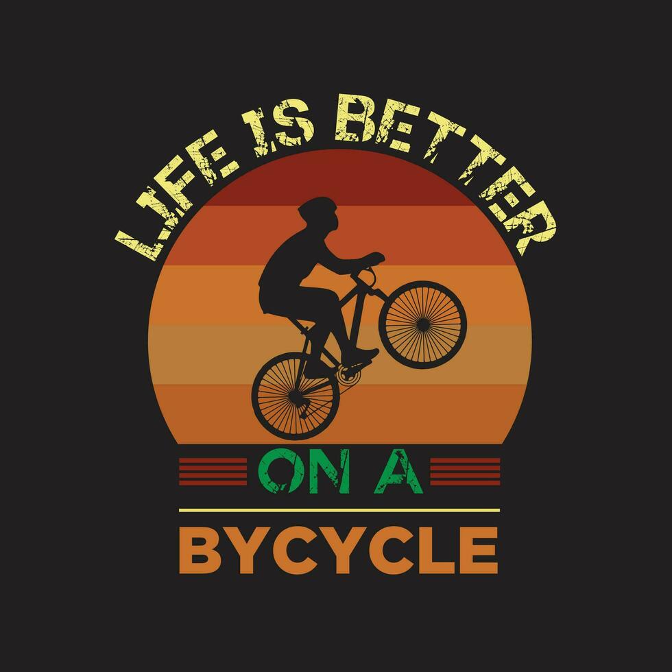 camiseta de bicicleta vector