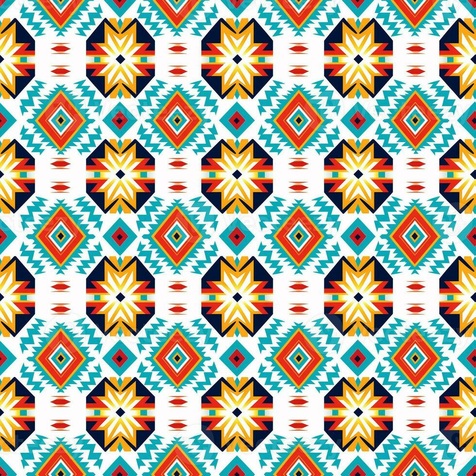 seamless Pattern incan art pattern photo