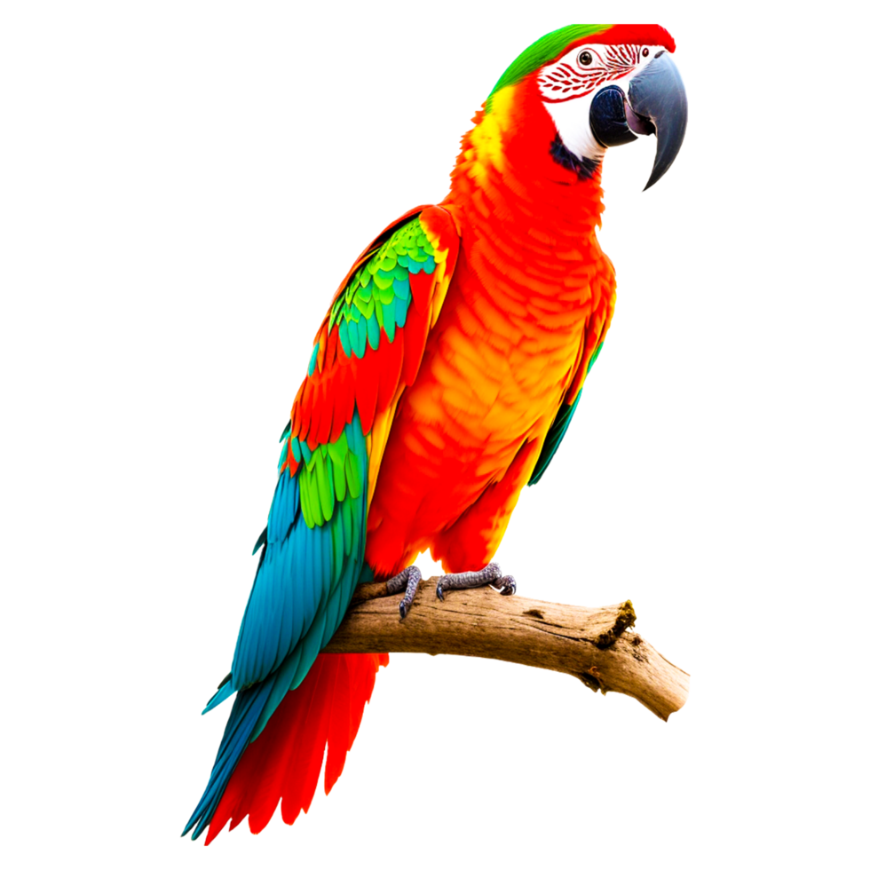guacamayo periquito loro periquito generativo ai png