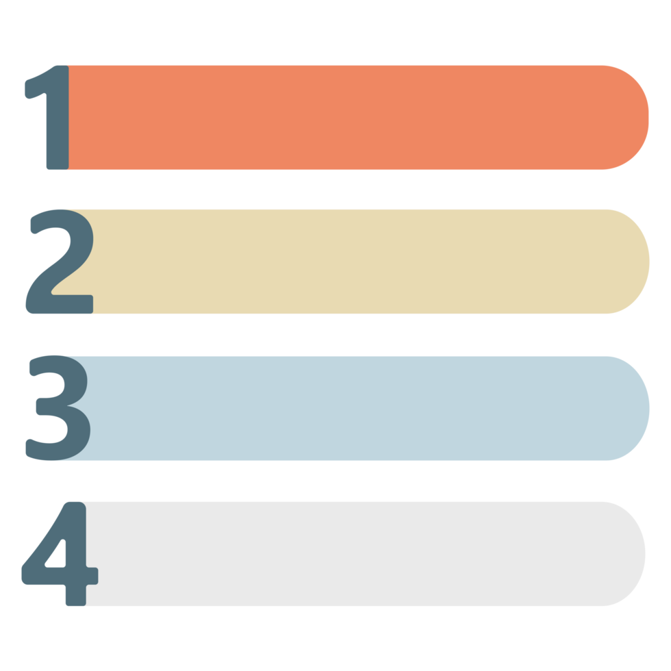 List Number Sequence Infographic png