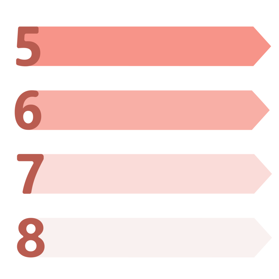 Infographic List Label Text png