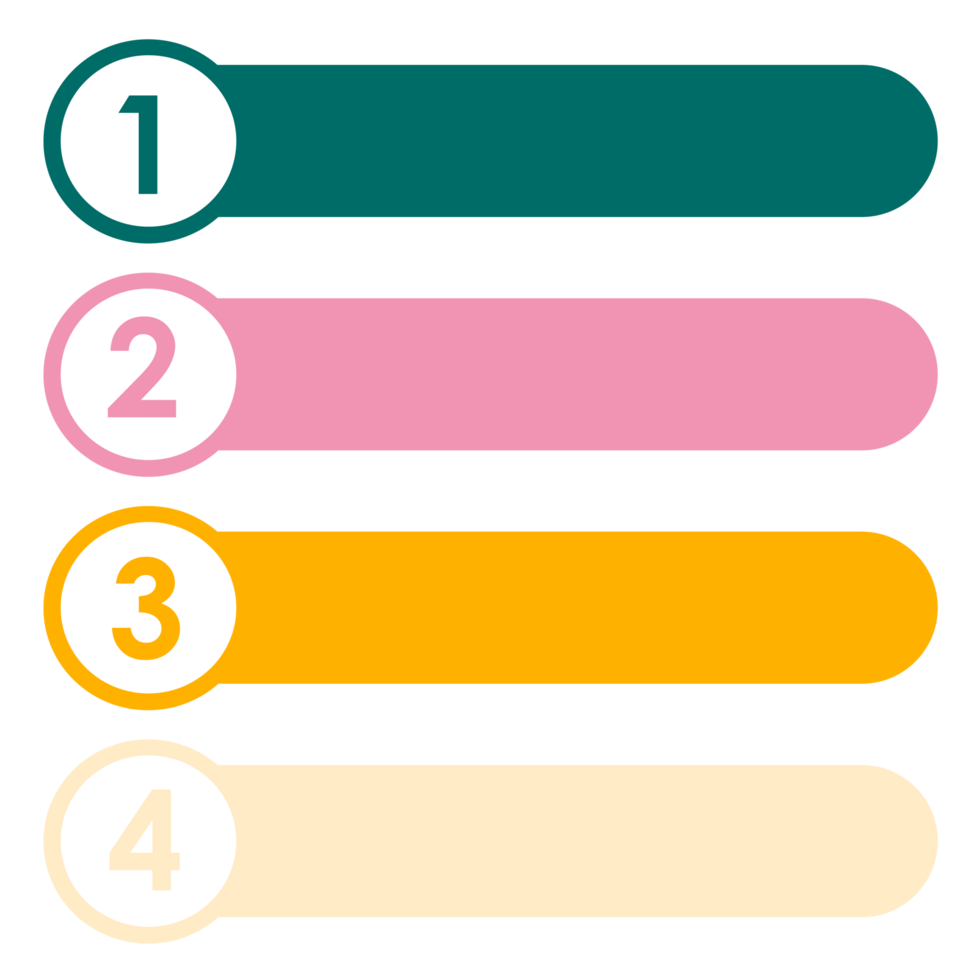 Infographic Menu List 8 Step or Process, Presentation List Menu, Infographic List Number Element png