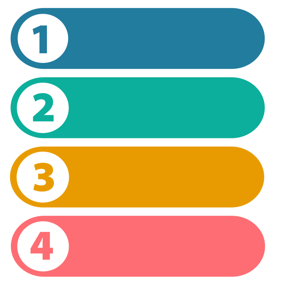 Infographic Menu List 8 Step or Process, Presentation List Menu, Infographic List Number Element png