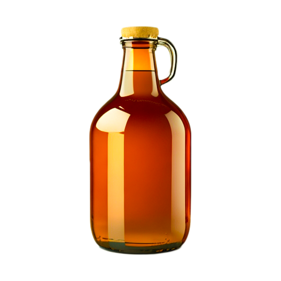 Beer Bottle Champagne Brown Ale  Generative Ai png