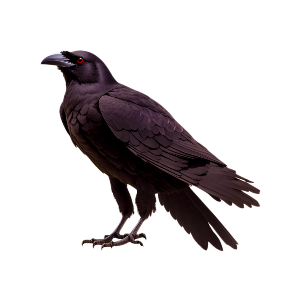 Common Raven PNG Images Generative Ai