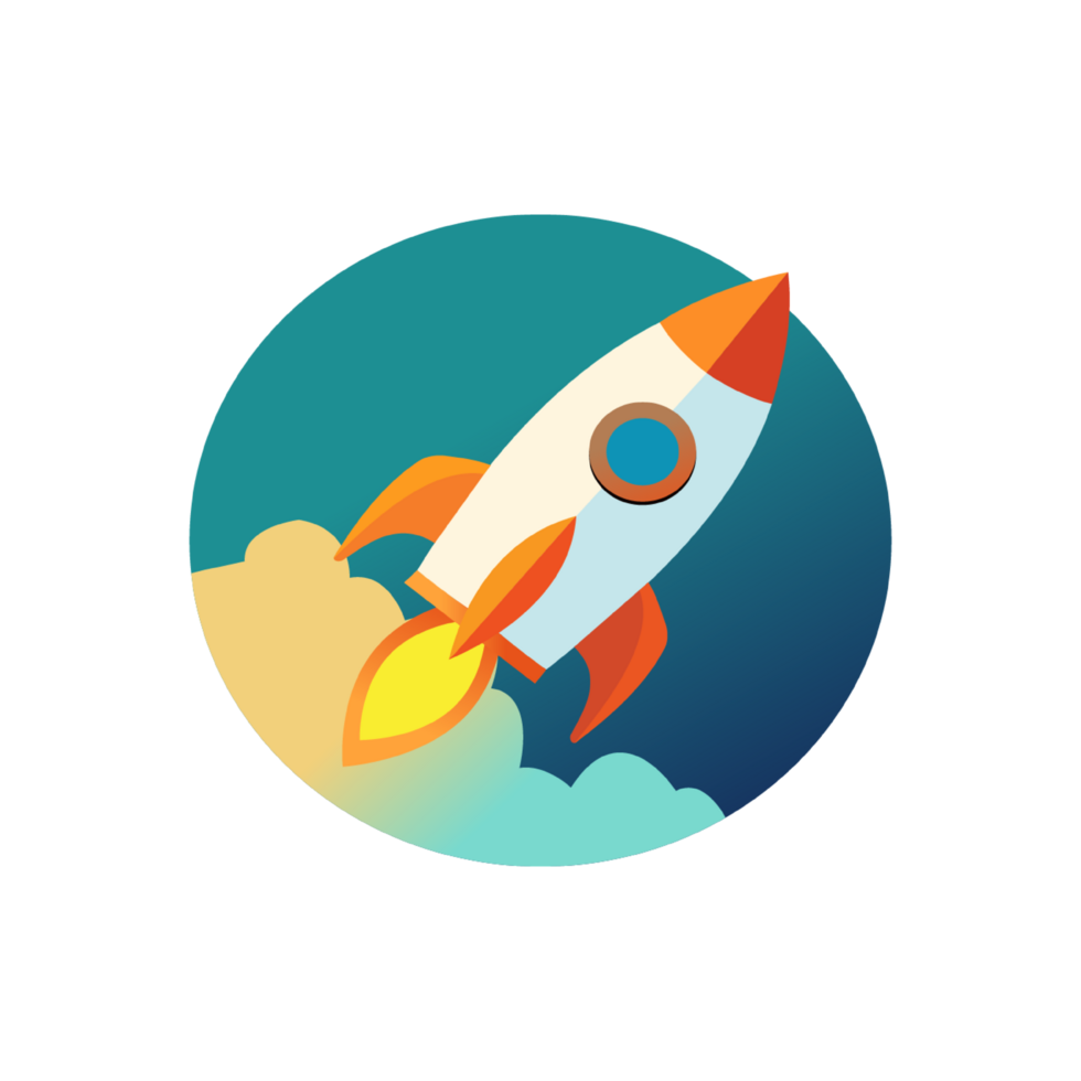 Rocket Ship Icon Png Generative Ai