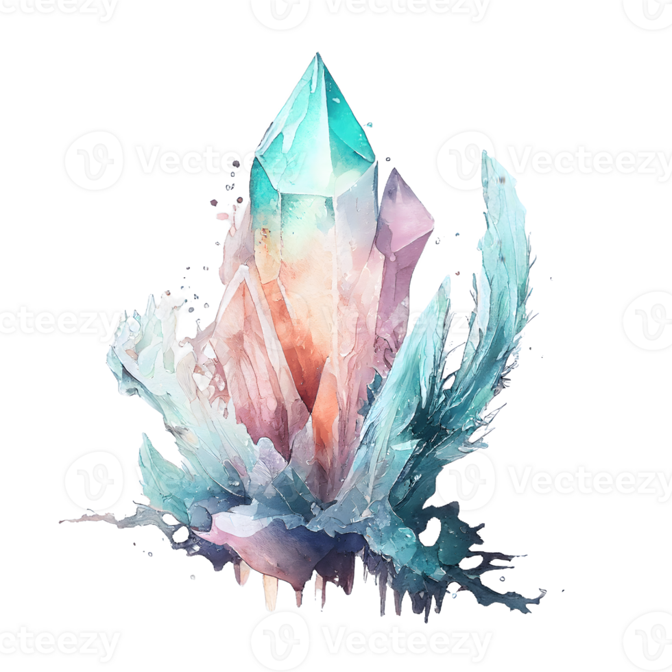 watercolor fairy crystal png