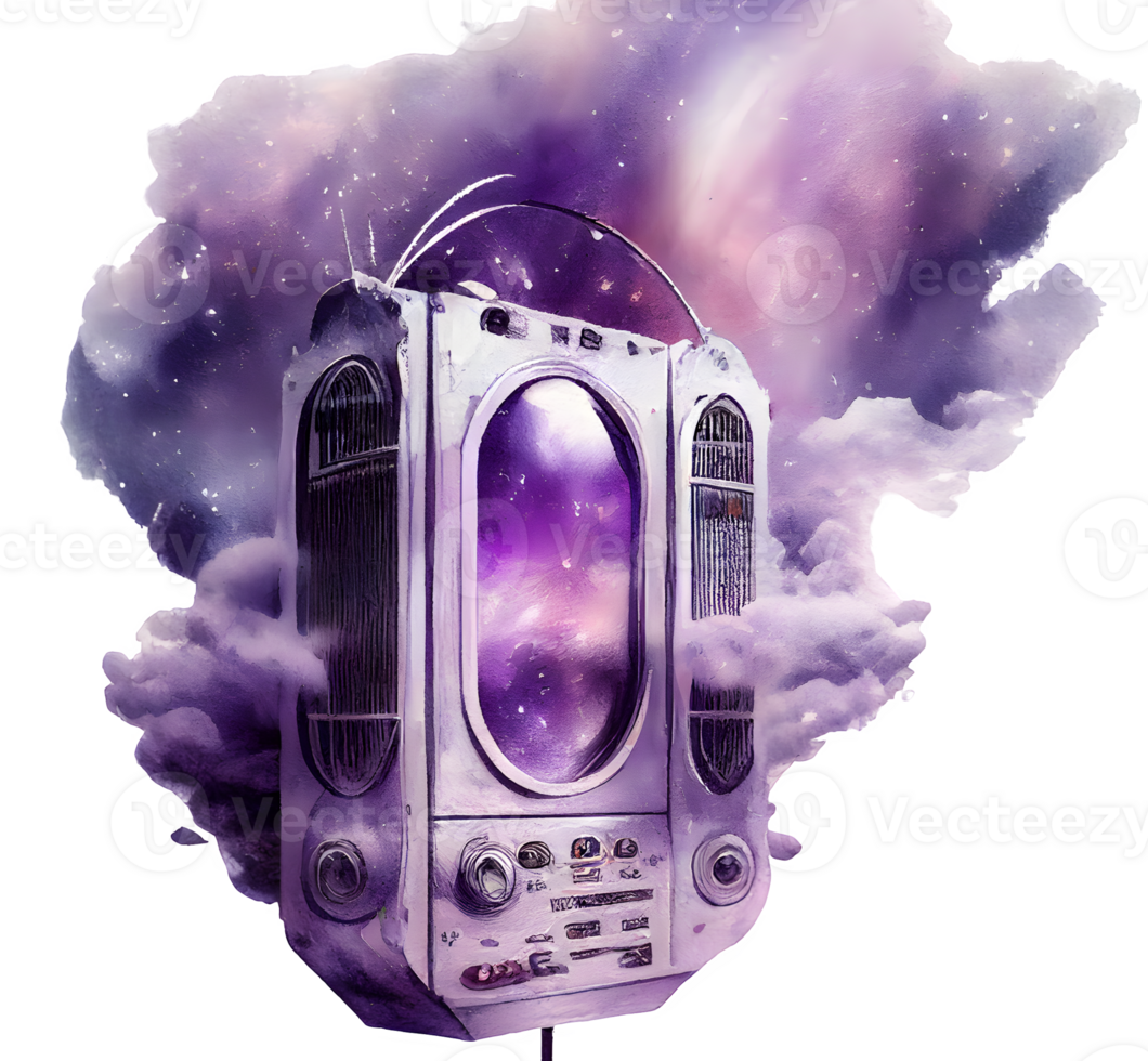 watercolor bar jukebox png