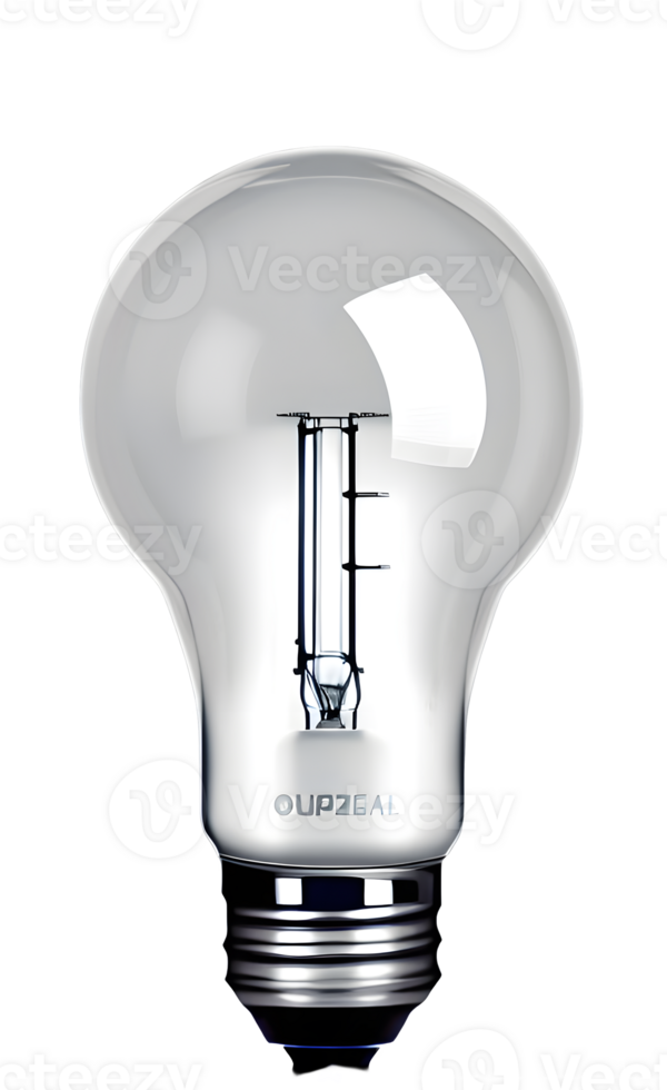 bulb light png AI Generative