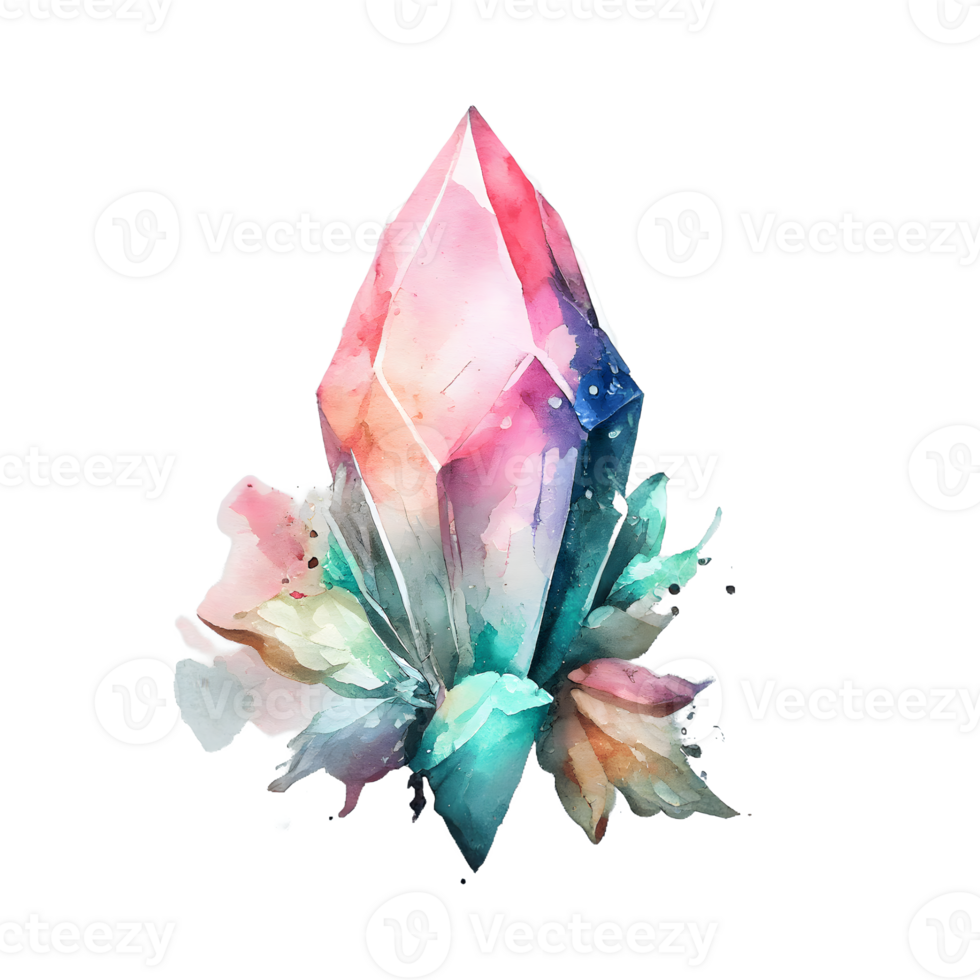 watercolor fairy crystal png