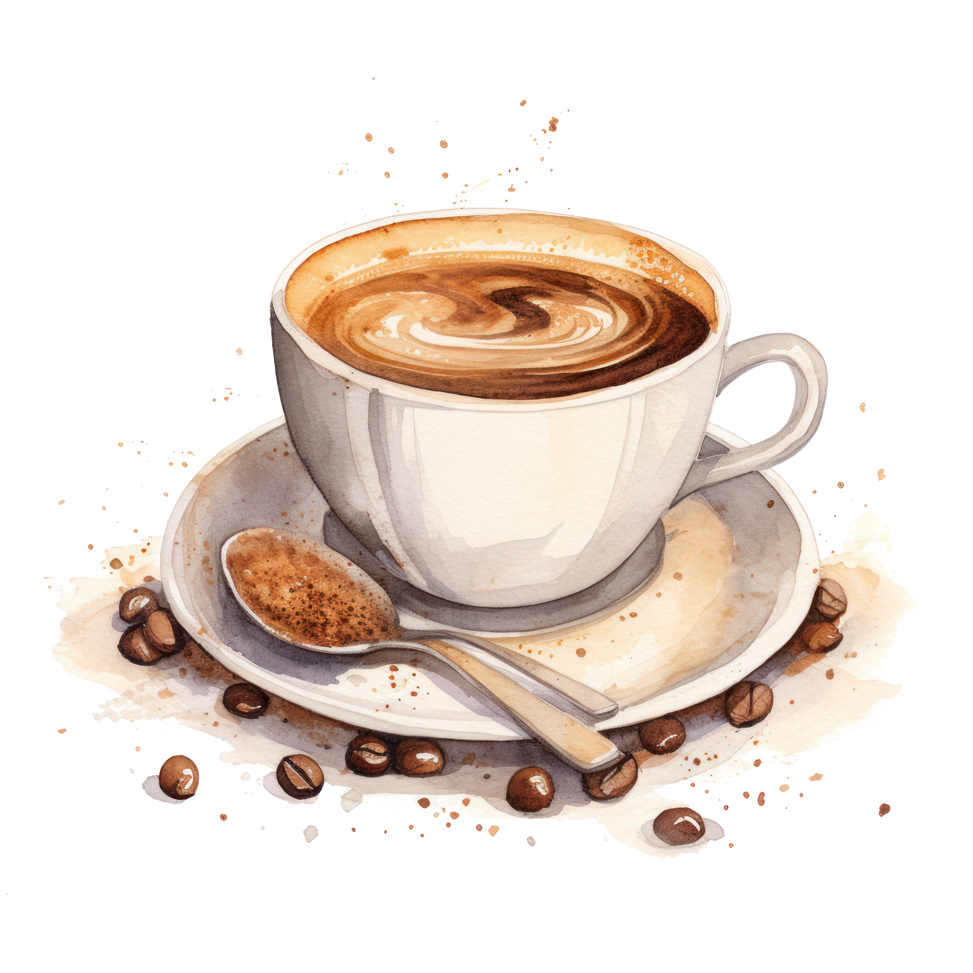 Coffee Cup Clipart - Generative Ai 26912174 PNG