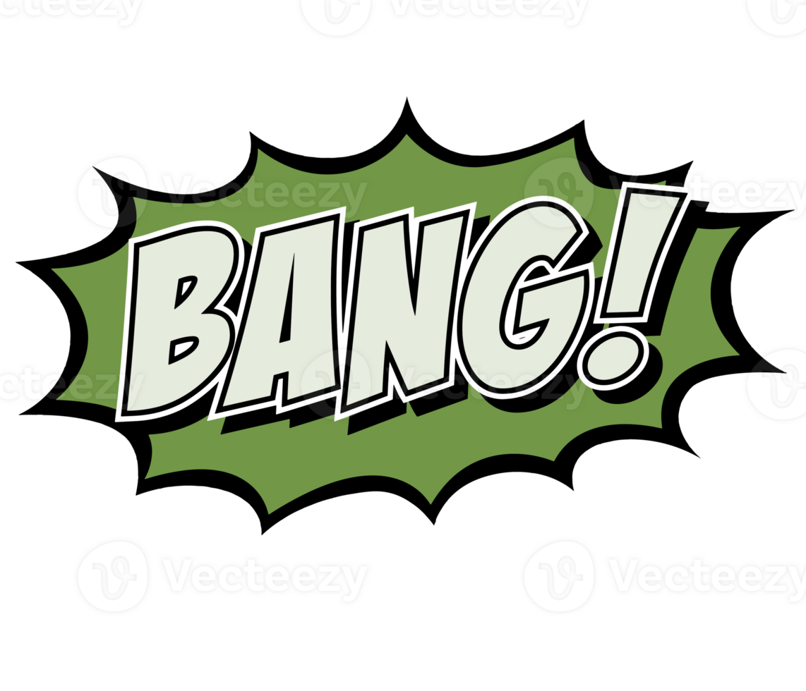 Bang Cartoon Balloon png