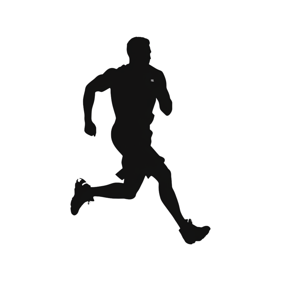 Running man png generative ai
