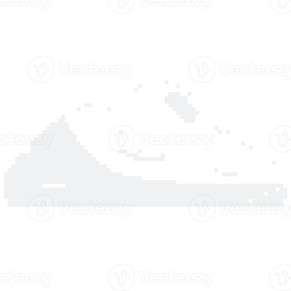 cloud pixel art vector illustration png