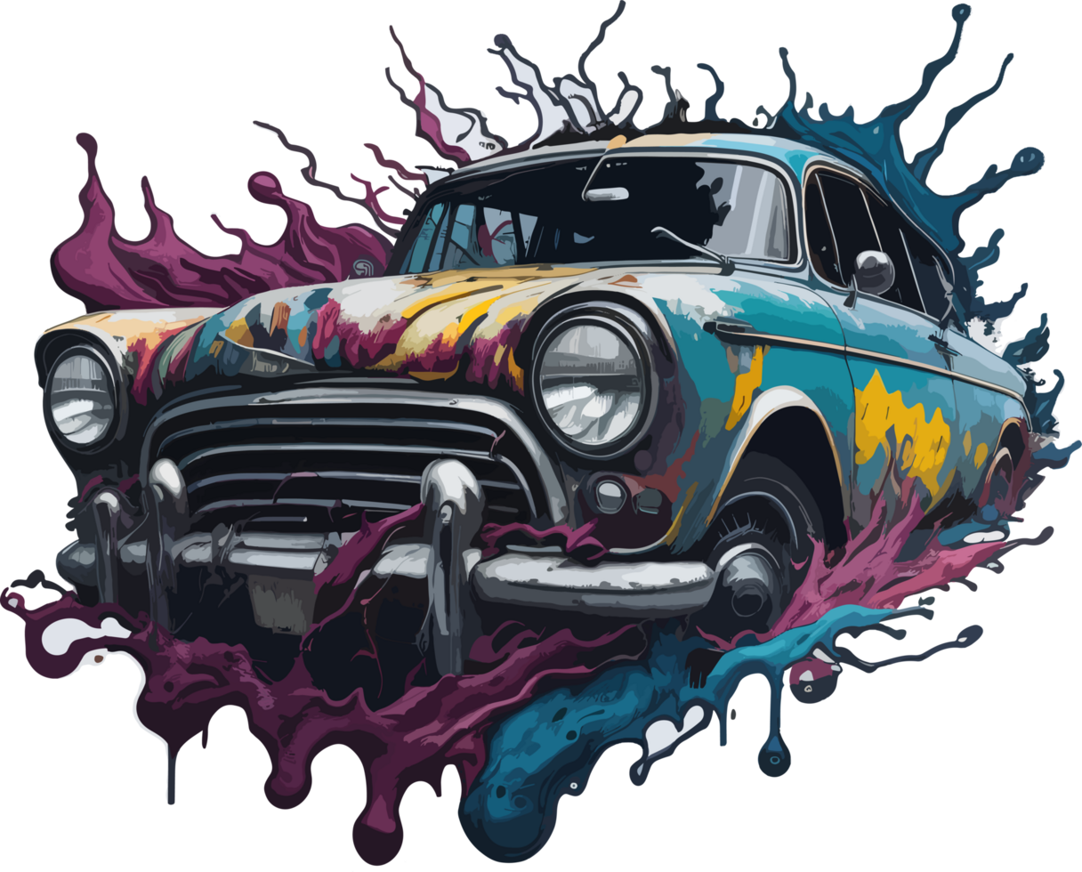 Splash Art of Car png