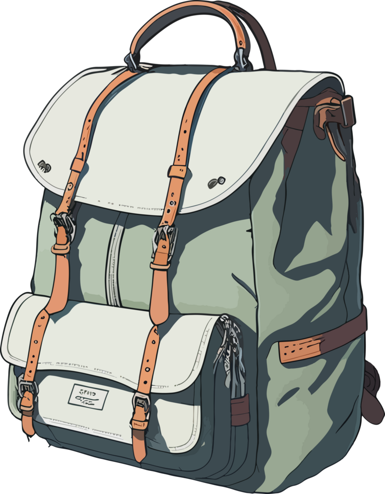 School Bag Backpack Cartoon with png