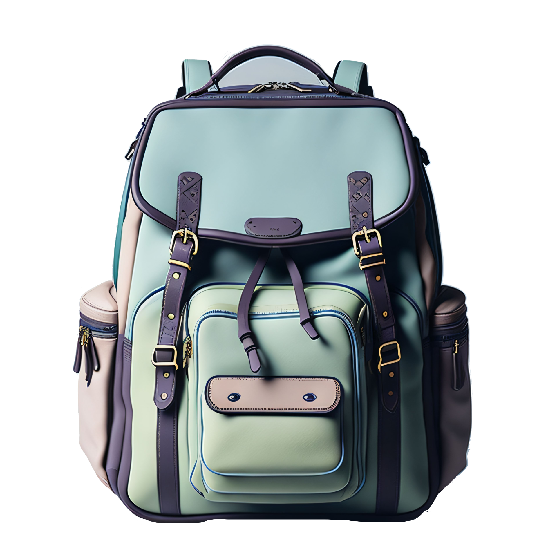 Front View of Backpack Transparent Background AI Generative 26792677 PNG