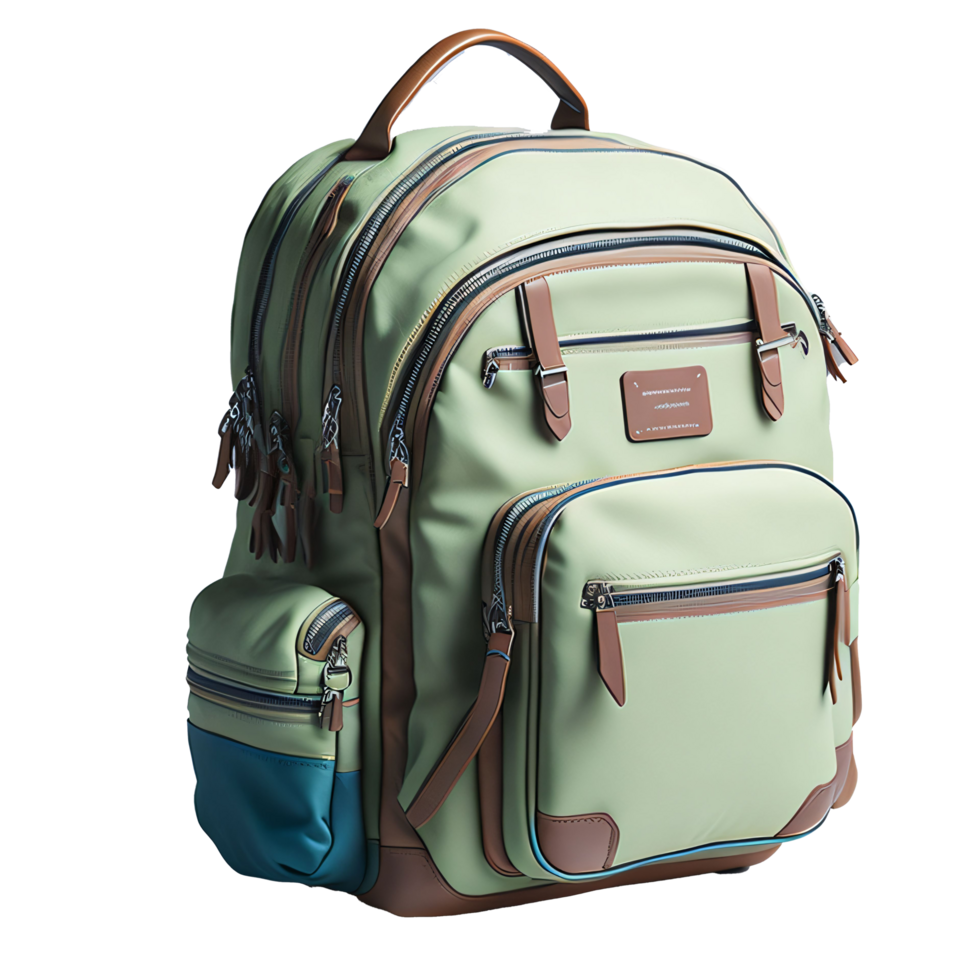 School Backpack Transparent Background with png