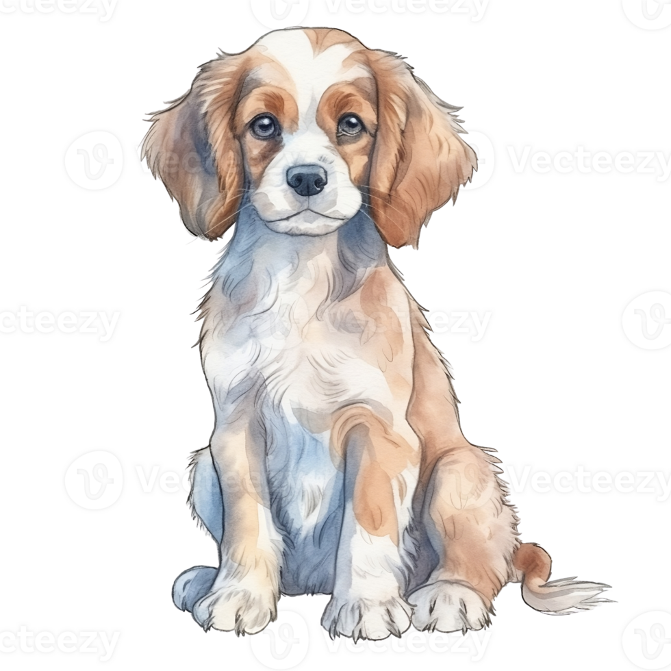 cavalier koning Charles spaniel ai generatief png