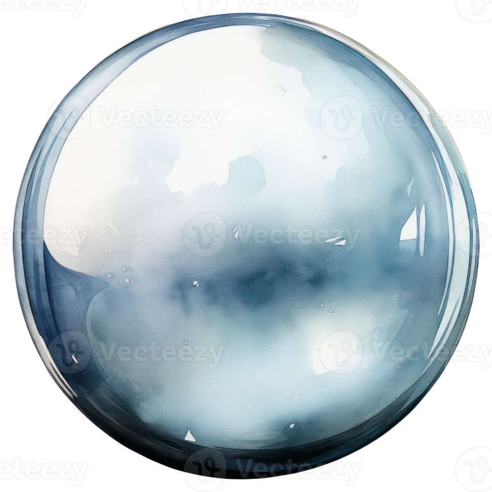 Silver round metal ball png