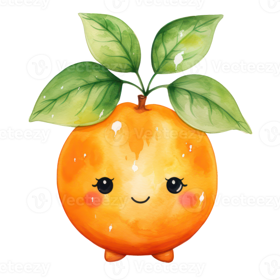 Kawai Cute Orange png