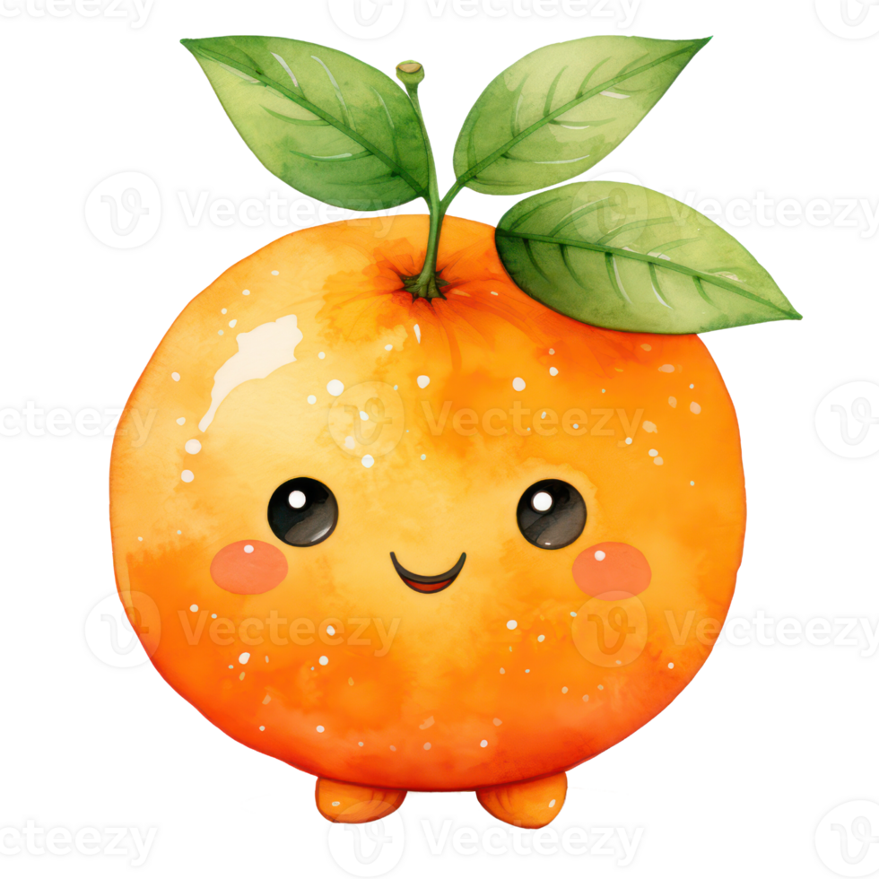 Kawai Cute Orange png