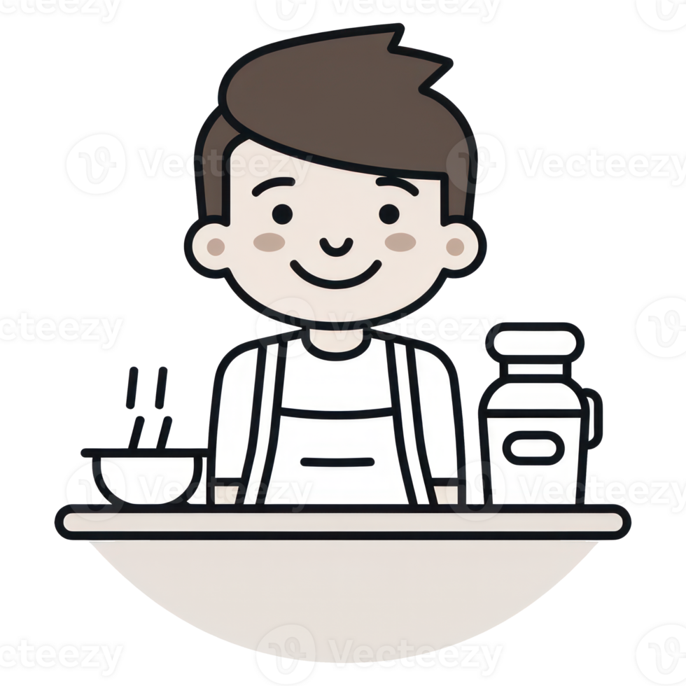 Barista Warmly Smiling png