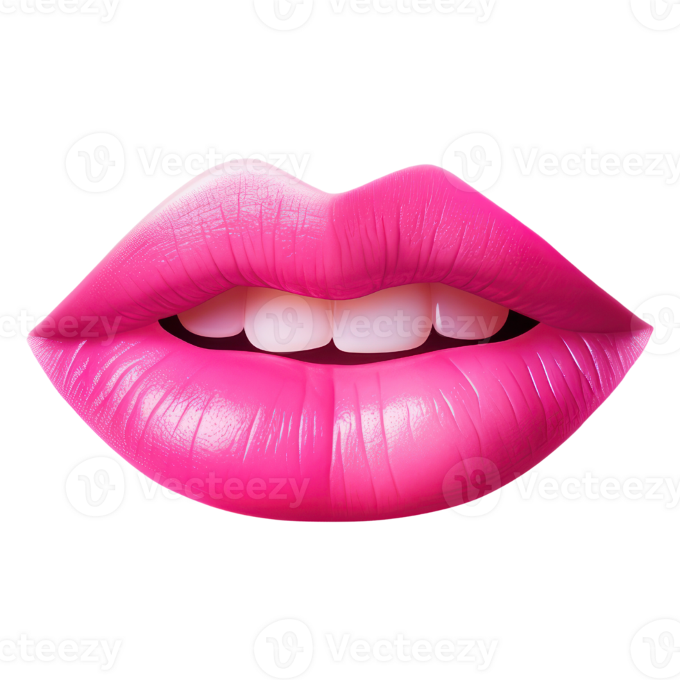 Pink Lip AI Generated png