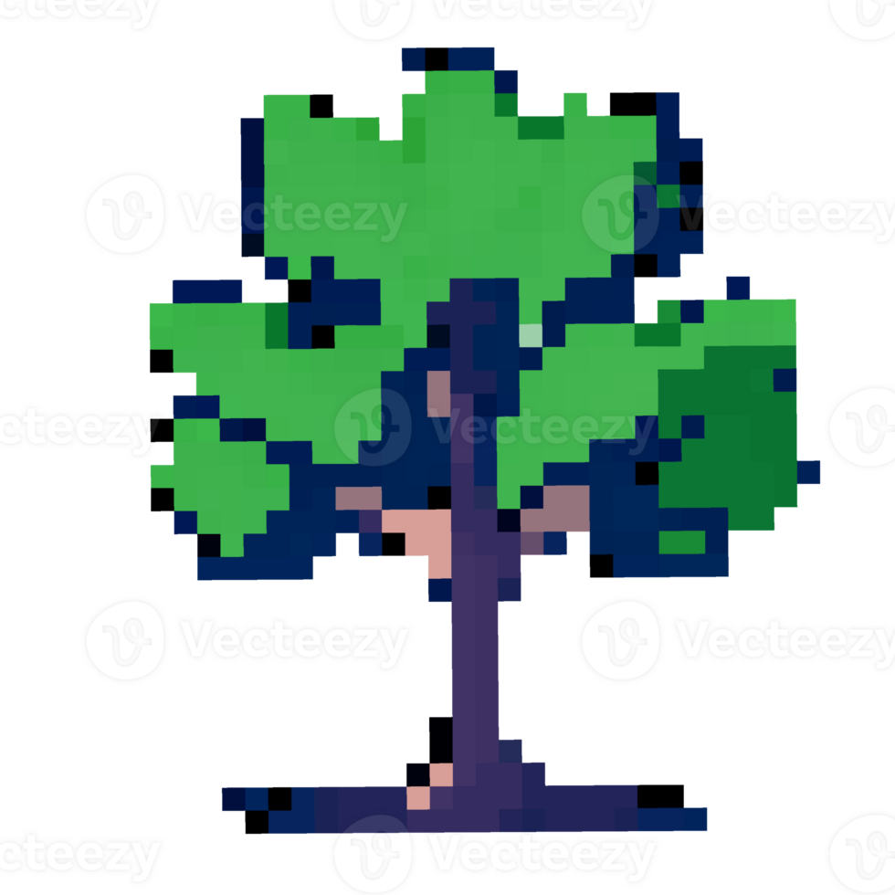 pixel art tree png