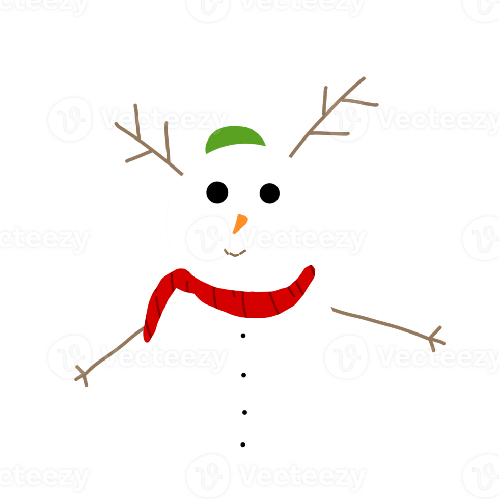 Snowman for chrismas png