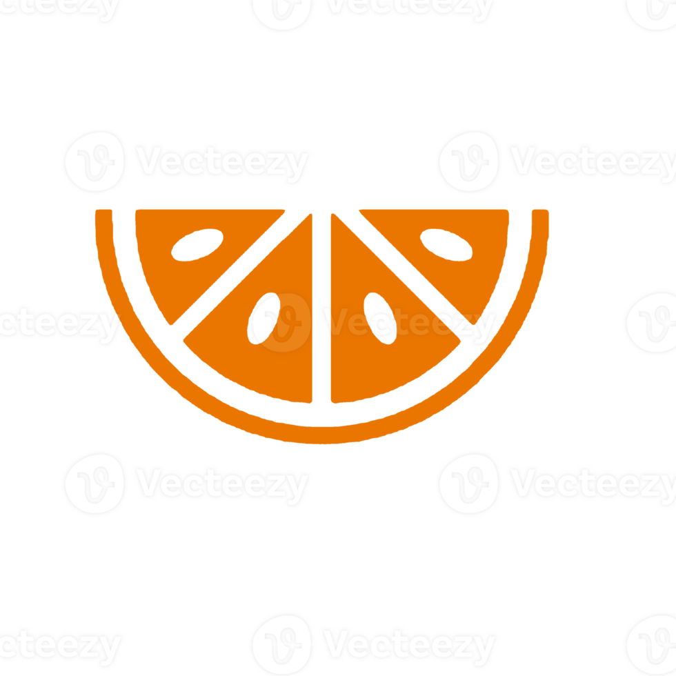 Half an orange png