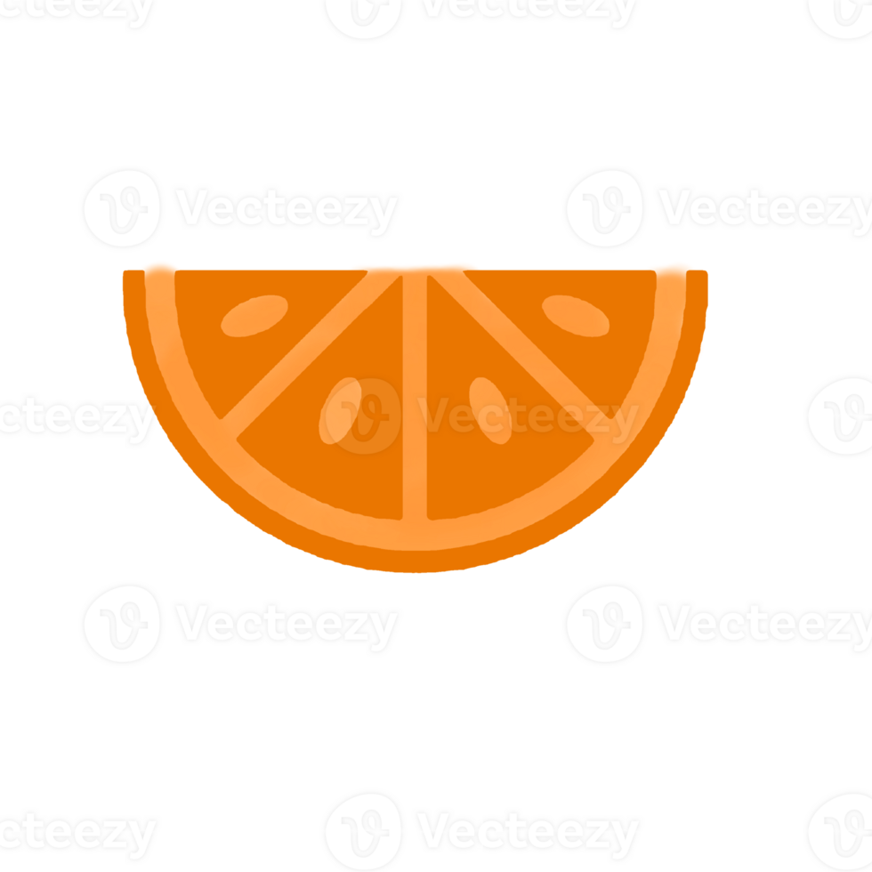 Half an orange png