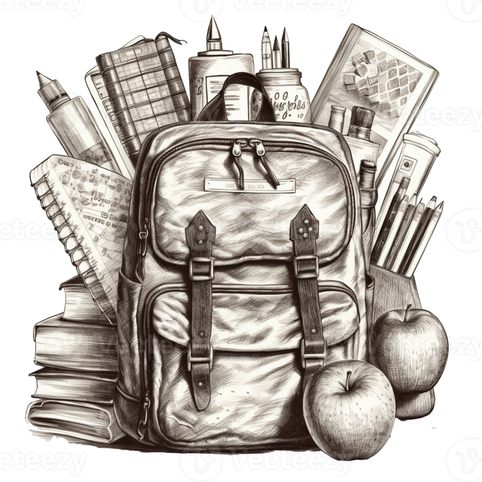 School Backpack isolated, Kids School Bag 26793801 PNG