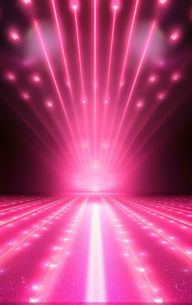 backdrop With Illumination Of pink Spotlights For Flyers realistic image, ultra hd, high design photo