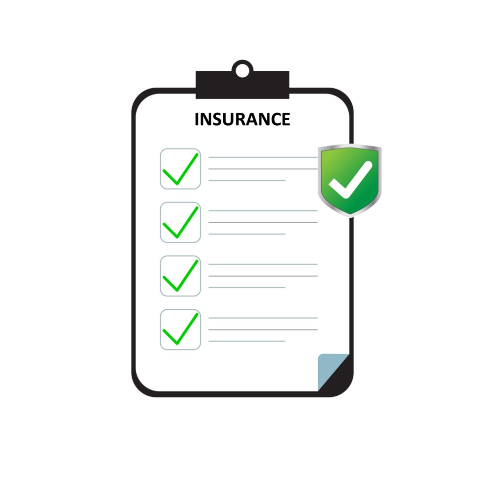 Insurance notepad clipart png