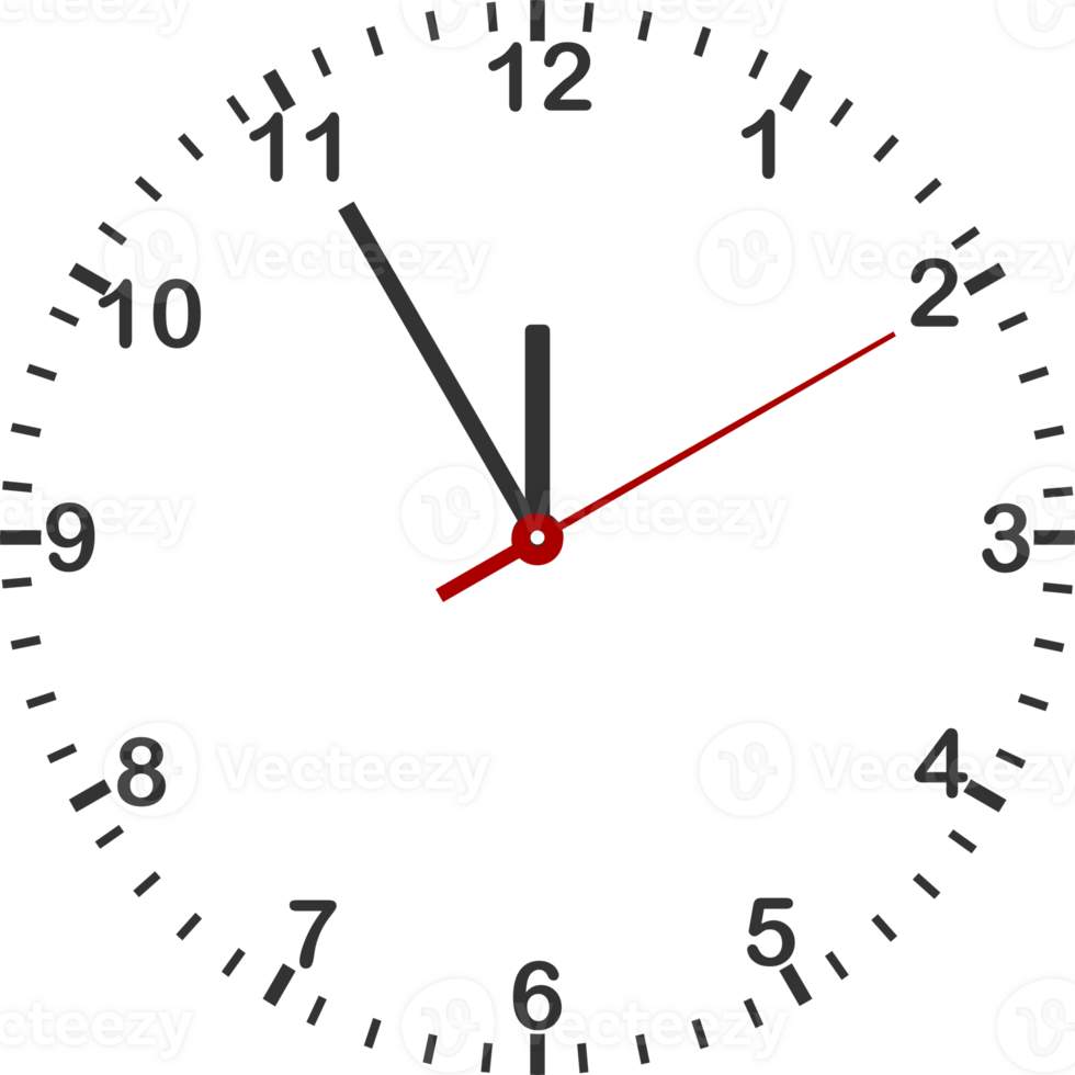 Creative analog classic time clock, png, element, icon png