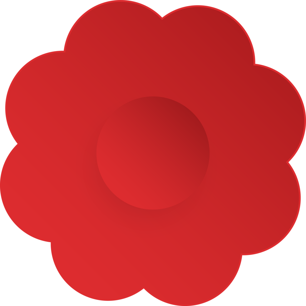 Flower, Element of floral paper cut. Paper cut of flower shape and spring symbol. png