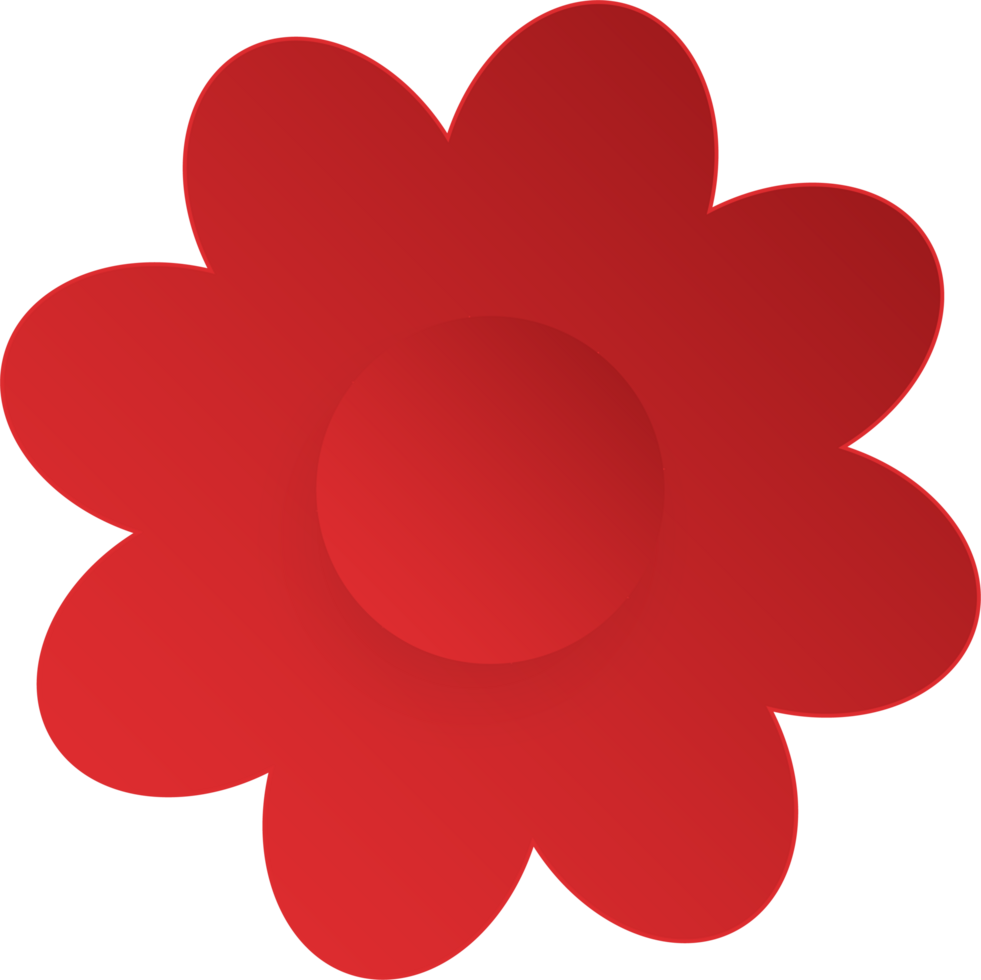 Flower, Element of floral paper cut. Paper cut of flower shape and spring symbol. png