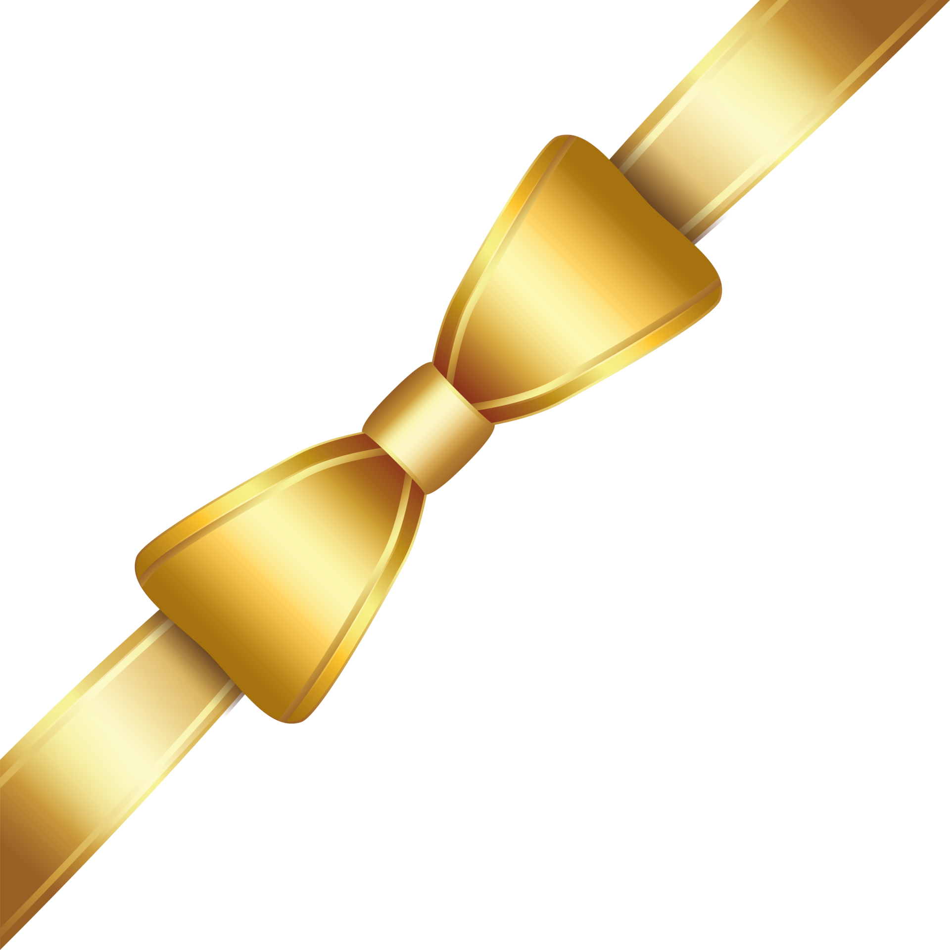 gold ribbon banner 22583343 PNG