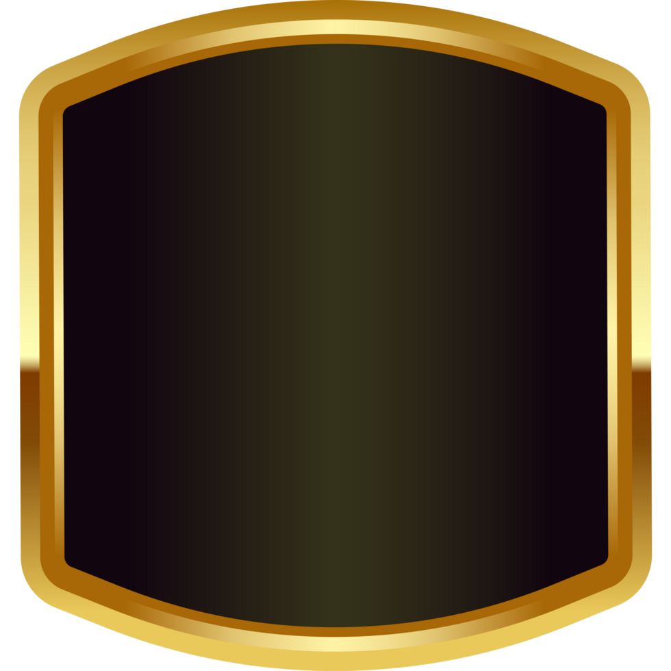 gold badge frame png