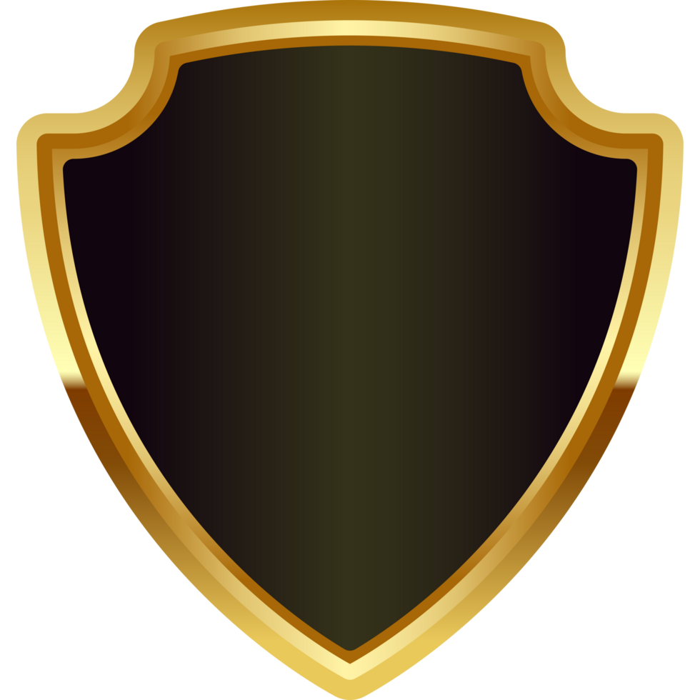 gold badge frame png