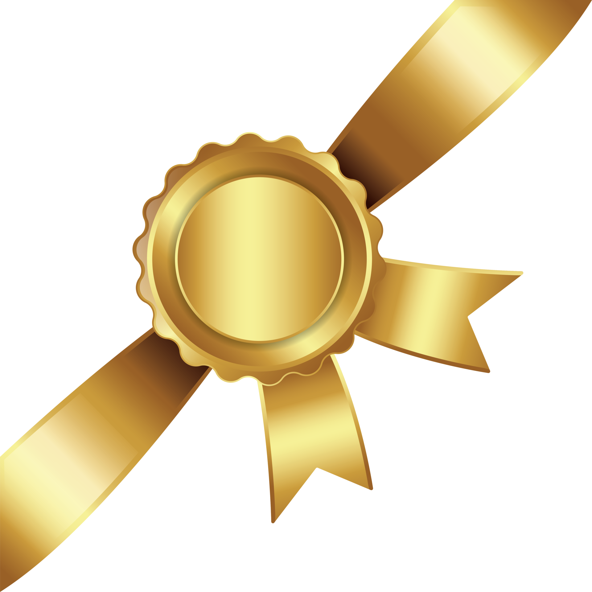 gold ribbon banner Free PNG 26795276 PNG